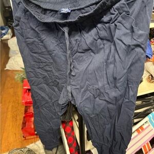 Navy Blue Jogger Pants women size XL